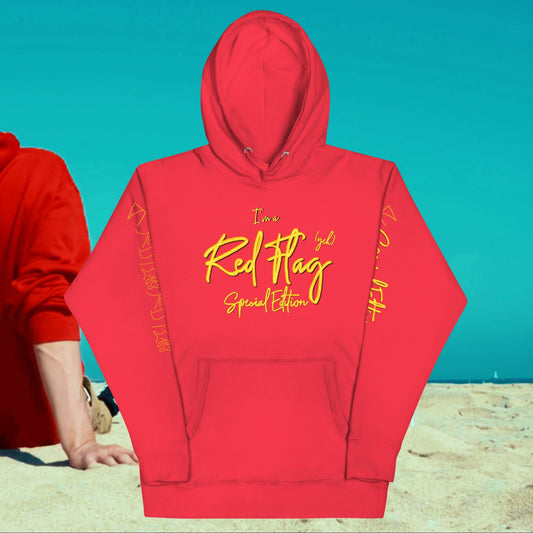 Red Flag Hoodie - Special Edition - TAKY Signature